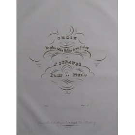 STRAUSS Johann Choix des...