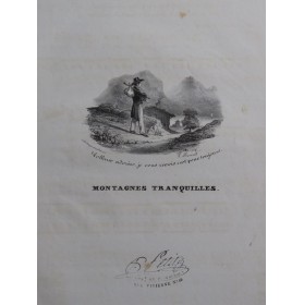 PANSERON Auguste Montagnes...