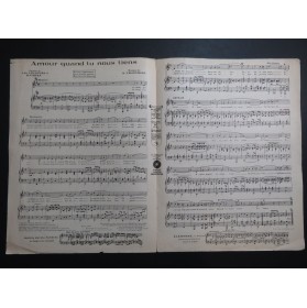 CHANTRIER A. Amour quand tu nous tiens Chant Piano 1922