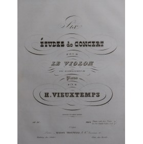 VIEUXTEMPS Henri Études de...