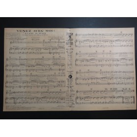 LEWIS Al. LOMBARDO Carmen Venez avec moi ! Chant Piano 1928