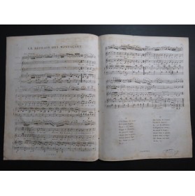 ANDRADE Auguste Le Refrain des Montagnes Chant Piano ca1830