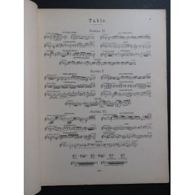 BACH J. S. Partitas No 4 à 6 Piano