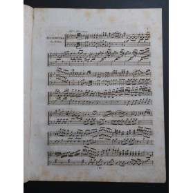 PICCINNI Niccolo Didon Ouverture Clavecin ou Piano ca1795