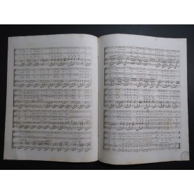 PANSERON Auguste Le Départ pour la Danse Chant Piano ca1830