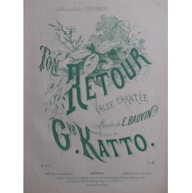 KATTO Gustave Ton Retour...