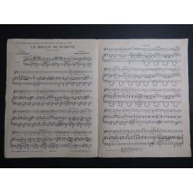 MERCIER René Le Moulin de Suzette Chant Piano 1922