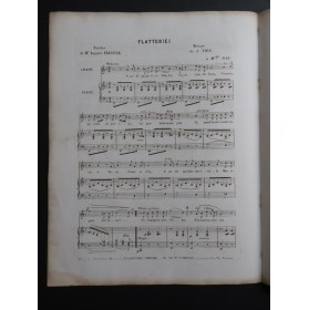 THYS Alphonse Flatterie ! Chant Piano ca1845