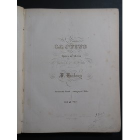HALÉVY F. La Juive Opéra Chant Piano 1835