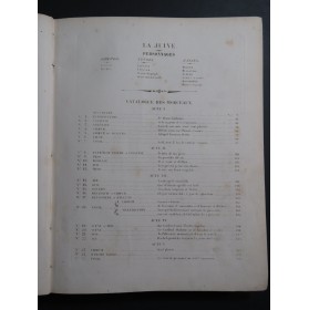 HALÉVY F. La Juive Opéra Chant Piano 1835