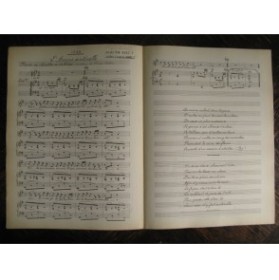 COLLIN Lucien L'Amour Sentinelle Manuscrit Chant Piano 1916