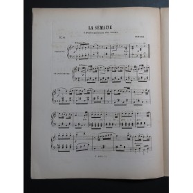 CROISEZ Alexandre La Semaine No 6 Samedi Piano ca1860