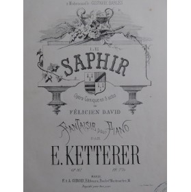 KETTERER Eugène Fantaisie...