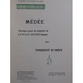 D'INDY Vincent Médée...