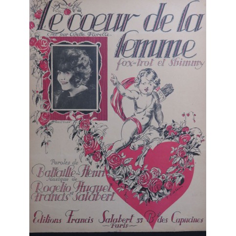 HUGUET Rogelio SALABERT Francis Le Coeur de la Femme Piano 1921