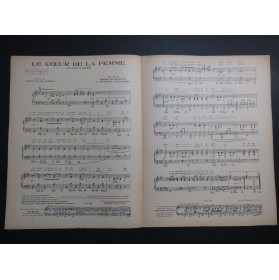 HUGUET Rogelio SALABERT Francis Le Coeur de la Femme Piano 1921