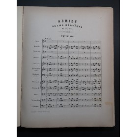 GLUCK C. W. Armide Opéra Chant Orchestre ca1890