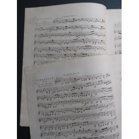 VIOTTI J. B. Six Sérénades op 23 3e Livre 2ème Partie 2 Violons ca1815