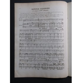 PLANTADE Charles Réponse d'Isidore Chant Piano ca1830