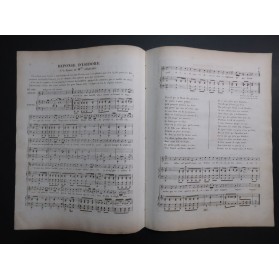 PLANTADE Charles Réponse d'Isidore Chant Piano ca1830