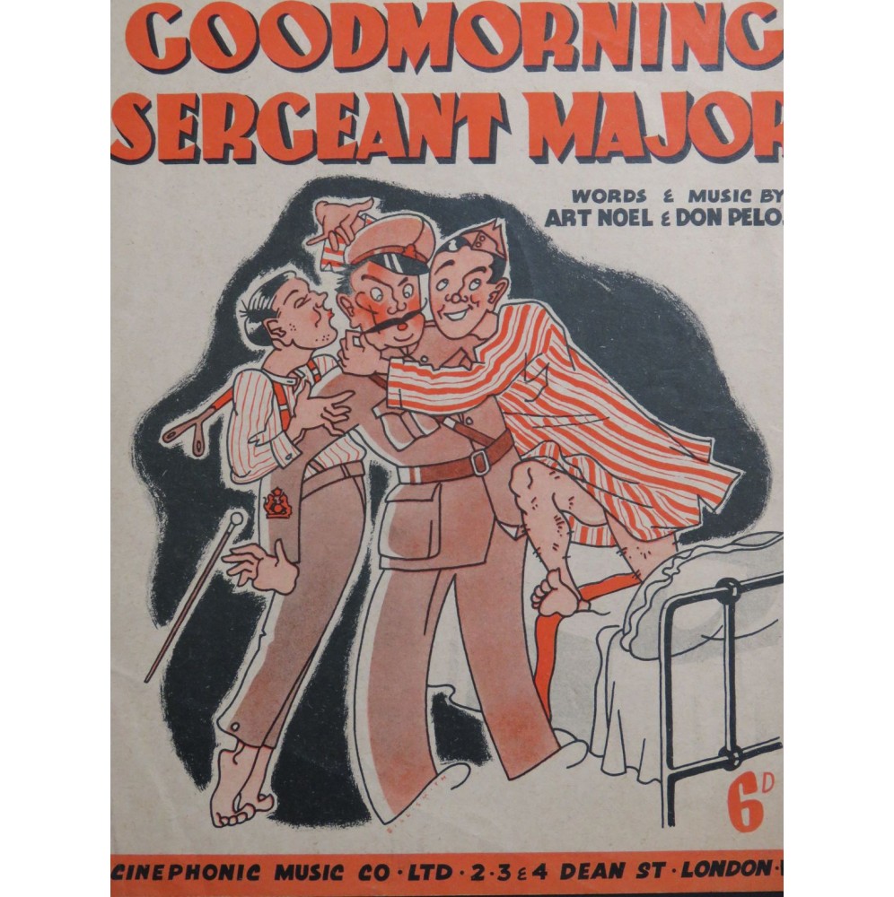 NOEL Art PELOSI Don Good Morning Sergeant Major Chant Piano 1940