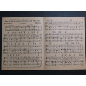 NOEL Art PELOSI Don Good Morning Sergeant Major Chant Piano 1940