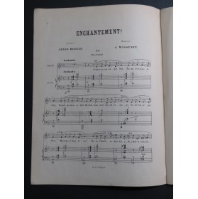MASSENET Jules Enchantement No 2 E. Grasset Chant Piano 1892