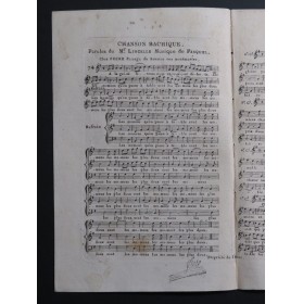 FASQUEL Chanson Bachique...