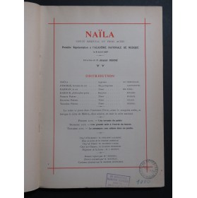 GAUBERT Philippe Naïla Conte Oriental Chant Piano 1927