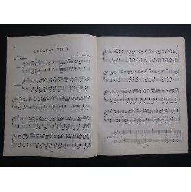 LÉMAN Gaston Le Passe-Pied de la Reine Danse Piano XIXe
