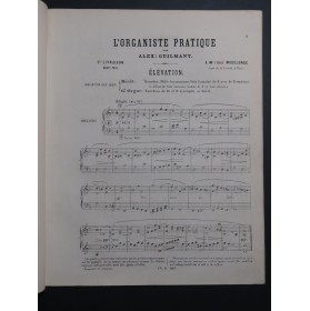 GUILMANT Alexandre L'Organiste Pratique No 1 Orgue XIXe