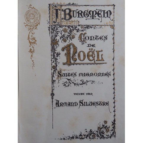 BURGMEIN J. Contes de Noël Suites Mignonnes Piano Chant XIXe