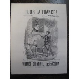 COLLIN Lucien Pour la France ! Chant Piano XIXe