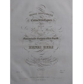 HERZ Henri Rondo à...