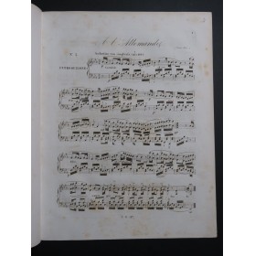 HERZ Henri Rondo à l'Allemande op 61 Piano ca1830