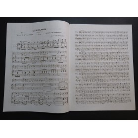 HENRION Paul Le Réveil-Matin Chant Piano ca1853