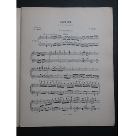 SAINT-SAËNS Camille Septuor op 65 Piano 4 mains 1926