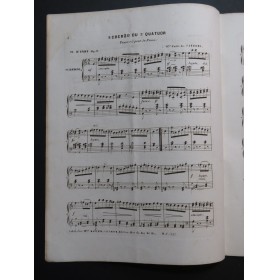 D'INDY W. Scherzo du 3e Quatuor op11 Piano ca1845