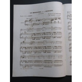 CLAPISSON Louis Le Rossignol et la Guitare Chant Piano 1852