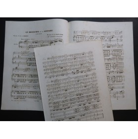 CLAPISSON Louis Le Rossignol et la Guitare Chant Piano 1852