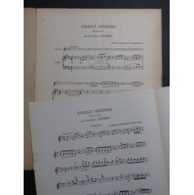 RIMSKY-KORSAKOFF N. Chant Hindou Piano Violon 1919