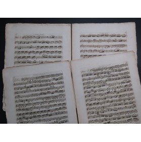 MOZART W. A. Six Duos Concertants 2e Livre 2 Violons ca1800
