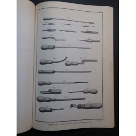 L'Art de la Lutherie Collection Encyclopédie Diderot 1979