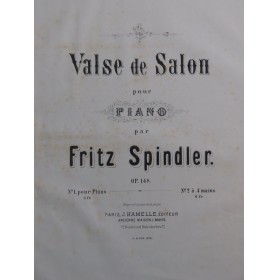 SPINDLER Fritz Valse de...