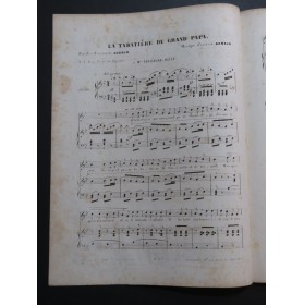 ARNAUD Étienne La Tabatière de Grand Papa Chant Piano ca1850
