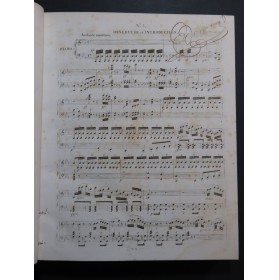 MEYERBEER Giacomo Robert le Diable Opéra Chant Piano 1831