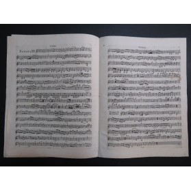 STEIBELT Daniel Trois Sonates op 18 Violon ca1800