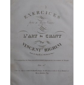 RIGHINI Vincent Exercices...