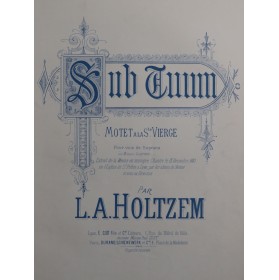 HOLTSEM L. A. Sub Tuum...