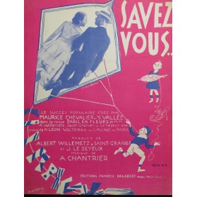 CHANTRIER Albert Savez-vous...